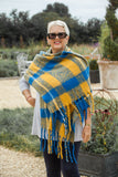 Scarves THICK CHECK SCARF CLRMD202103-31 - Vera Tucci OriginalsAccessories