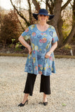 'DOUBLE BUTTON' ITALIAN ANTI CREASE LINEN BLEND DRESS PATTERN 12