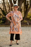 FLOWER STYLE 04 KD128 PATTERN 6  ITALIAN COTTON