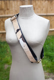Luxury Leather Bag Strap - Brown cow pattern - Vera Tucci OriginalsAccessories