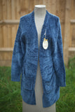 Knitwear CELIA - ITALIAN OPEN CHENILLE CARDIGAN KNITWEAR SA9185 - Vera Tucci OriginalsItalian Clothing