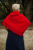 Poncho LETITIA - Italian Teddy Bear Poncho 7S614 - Vera Tucci OriginalsBoiled Wool Clothing