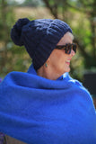 Hat RACHELE - AW21 NEW CABLE KNIT FLEECE LINED POM POM HAT RMD202106-30 - Vera Tucci OriginalsAccessories