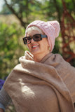 Hat RACHELE - AW21 NEW CABLE KNIT FLEECE LINED POM POM HAT RMD202106-30 - Vera Tucci OriginalsAccessories