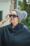 Hat RACHELE - AW21 NEW CABLE KNIT FLEECE LINED POM POM HAT RMD202106-30 - Vera Tucci OriginalsAccessories