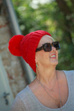 Hat IDA -AW21 NEW WEAVE POM FLEECE LINED POM POM HAT RMD202106-29 - Vera Tucci OriginalsAccessories