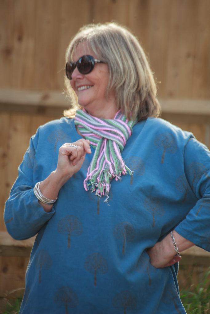 Scarves Charlie wide knit unisex scarf - Vera Tucci OriginalsAccessories 8