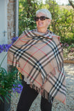 Scarves CLASSIC CHECK SCARF 3 COLS CLRMD202103-36 - Vera Tucci OriginalsAccessories BEIGE