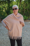 Scarves PLAIN PASTEL COLOUR SCARF CLRMD202103-30 5 cols - Vera Tucci OriginalsAccessories 1 PEACH