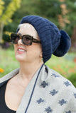 Hat RACHELE - AW21 NEW CABLE KNIT FLEECE LINED POM POM HAT RMD202106-30 - Vera Tucci OriginalsAccessories