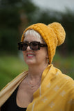 Hat IDA -AW21 NEW WEAVE POM FLEECE LINED POM POM HAT RMD202106-29 - Vera Tucci OriginalsAccessories