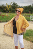 Scarves HONEY - BEE DESIGN SCARF RMD202106-11 9 COLS - Vera Tucci OriginalsAccessories 4 YELLOW/GREY
