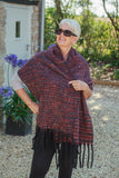 Scarves THICK TASSEL SCARF CLRMD202103-22 - Vera Tucci OriginalsAccessories RED