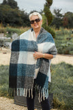 Scarves MULTI SQUARES PATTERN CLRMD202103-17 3 COLS - Vera Tucci OriginalsAccessories 1 TEAL