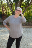 Knitwear SAN GINESIO - SPARKLY DESIGN CREW NECK JUMPER SA5972 - Vera Tucci OriginalsItalian Clothing TAUPE