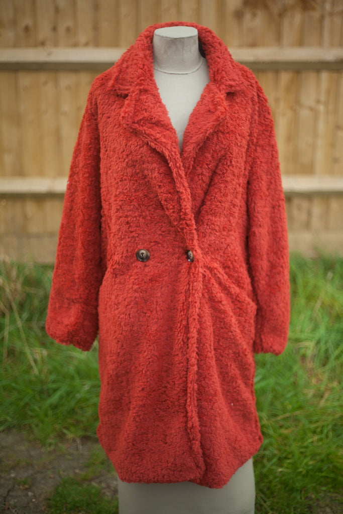 Knitwear EDWINA - ITALIAN TEDDY BEAR COAT SUPER SOFT AND COSY 7S585 - Vera Tucci OriginalsItalian Clothing GINGER