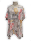 LIVETTE - 7S286 SS22 ABSTRACT PATTERN  ITALIAN COTTON