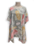 LIVETTE - 7S286 SS22 ABSTRACT PATTERN  ITALIAN COTTON