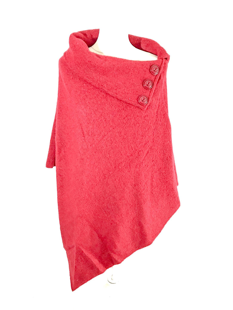 Poncho KATH - Italian Boiled Wool Poncho - Vera Tucci OriginalsBoiled Wool Clothing