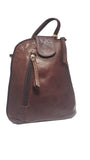 KITTY WASHED - Luxury Washed Mini Backpack Leather Bag NEW