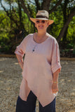 Linen ANTONIA - 7671 100% LINEN LIGHTWEIGHT ITALIAN TUNIC - Vera Tucci OriginalsGianni Moda
