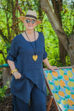 Linen ANTONIA - 7671 100% LINEN LIGHTWEIGHT ITALIAN TUNIC - Vera Tucci OriginalsGianni Moda